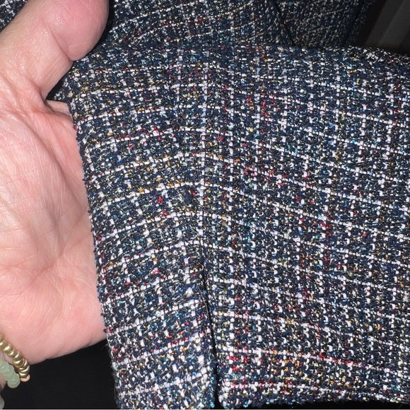 Nine West Metallic Multicolor Jacket With Tiers & Trim, 16 - Picture 4 of 12